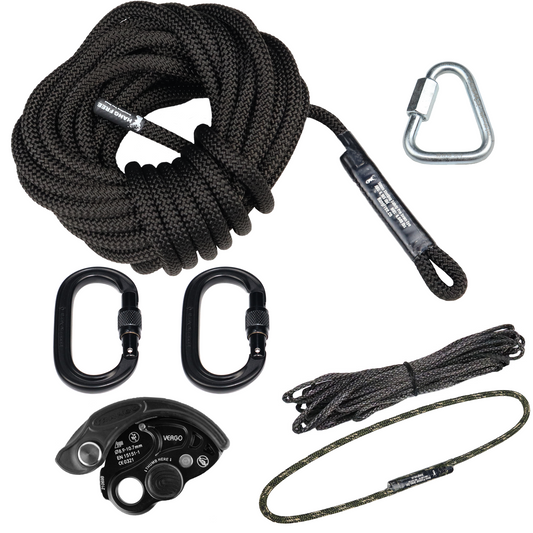 10mm Deluxe One Stick Rappel Kit with Trango Vergo Belay Device.