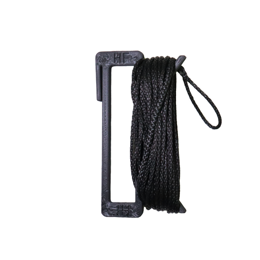 3D Printed Gear Hoist Holder with Gear Hoist wrapped on.