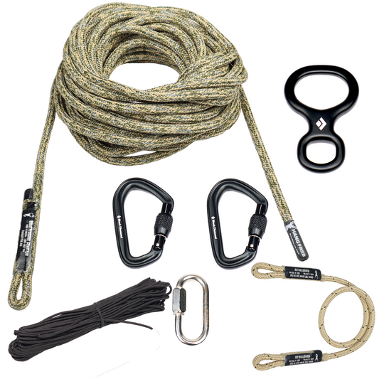 8mm Predator Desert Camo Standard Sewn One Stick/Rappel Rope with all Pieces