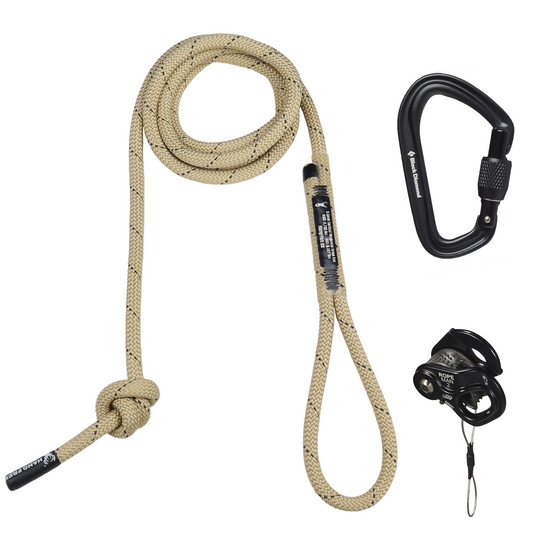 9.5mm Tactical Response Deluxe Tree Tether & LIneman's Belt With Ropeman 2 & Carabiner.