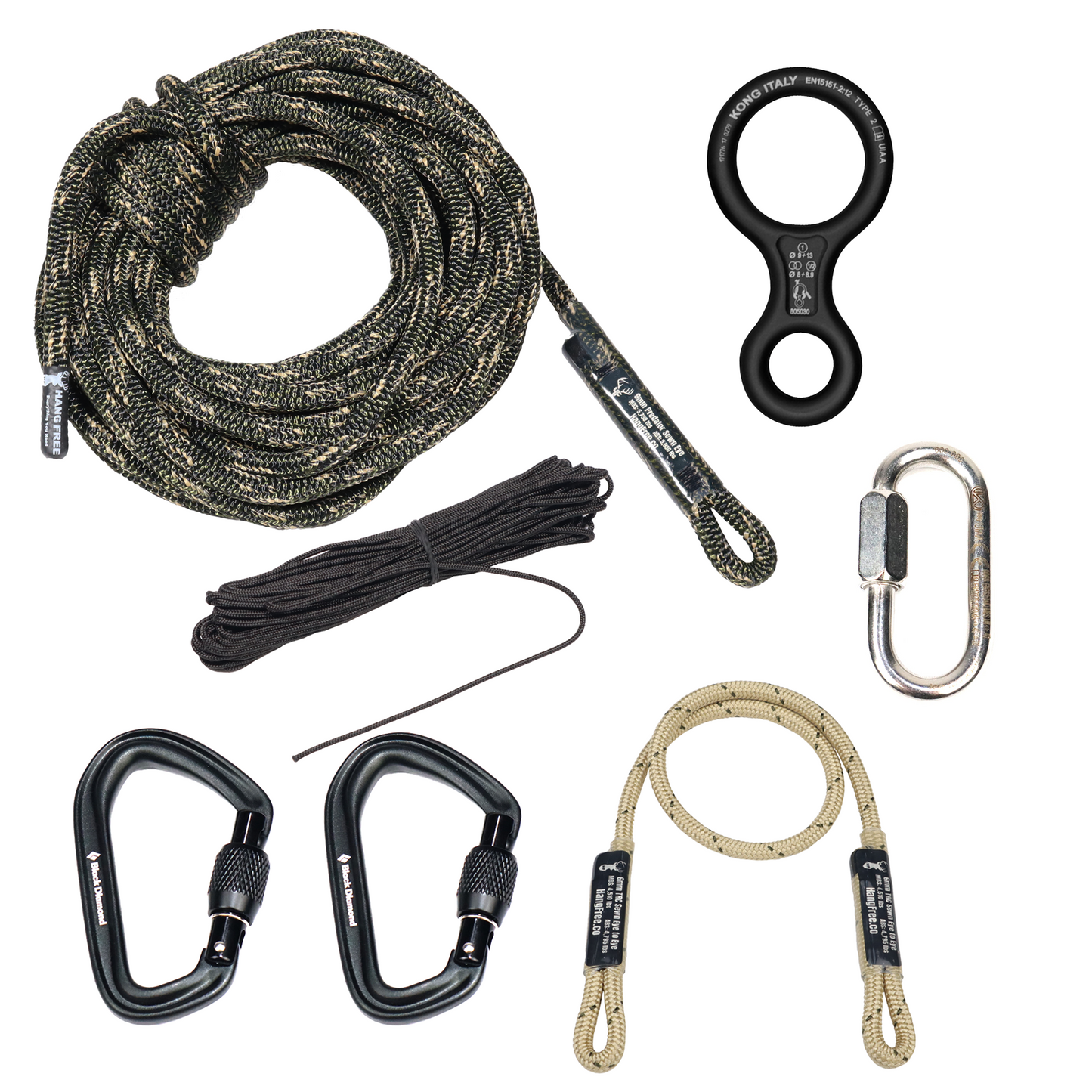 9mm Predator™ Standard One Stick/Rappel Kit with Pieces.