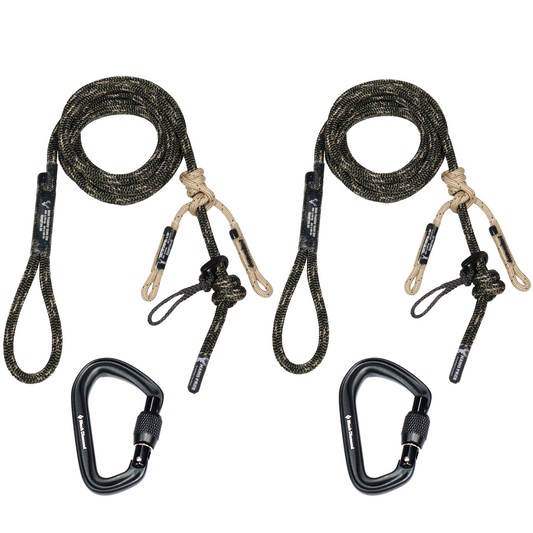 9mm Predator Standard Sewn Tree Tether & Lineman's Package With Carabiner