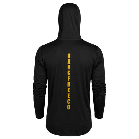 Hang Free™ Performance Long Sleeve T-Shirt Back With Hood Up