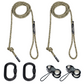 Sewn Deluxe OpLuxe Tether/Lineman's Package with Kongs & Carabiners
