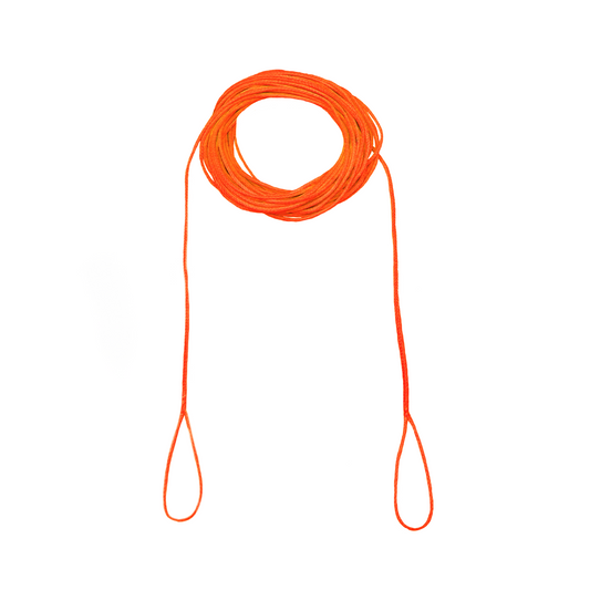 Orange DynaGlide Gear Hoist/Throw Line with Spliced Eyes