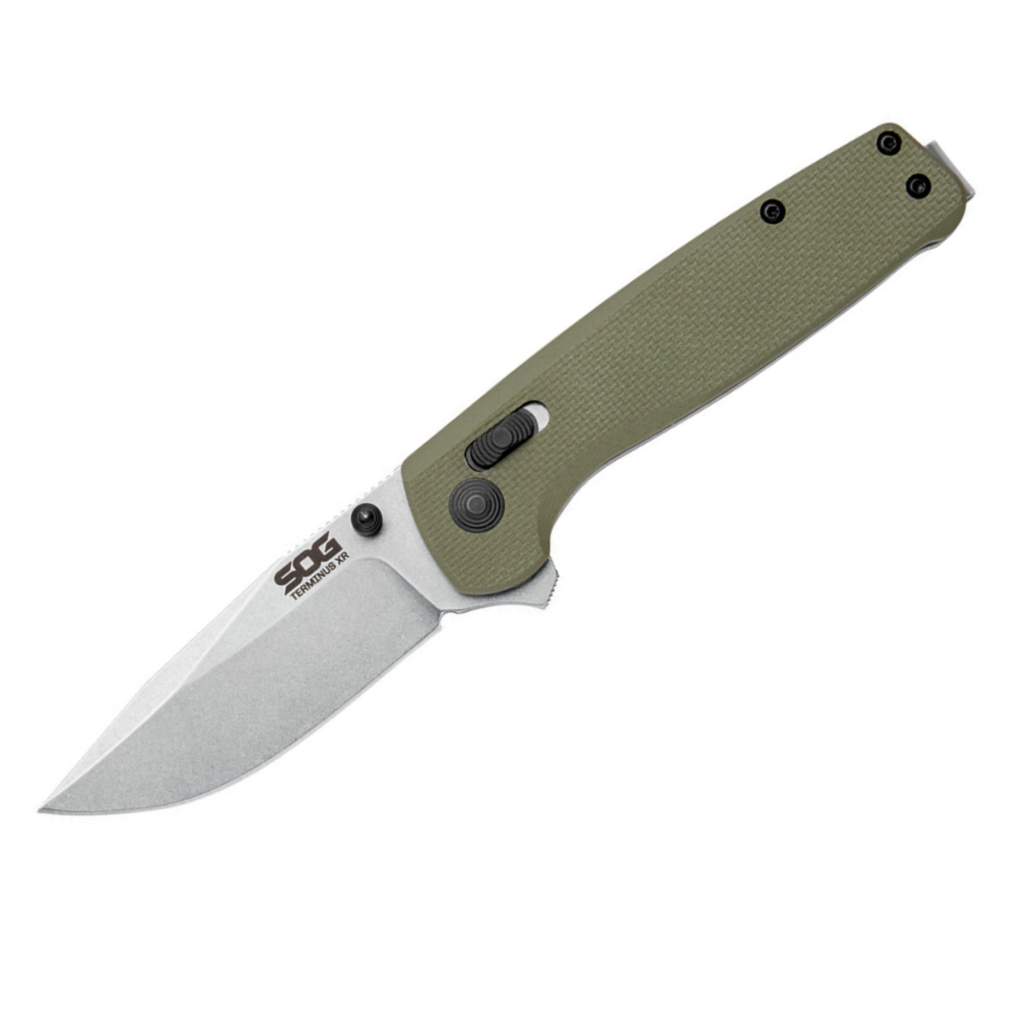 SOG TERMINUS XR G10 - OLIVE DRAB Folding Knife