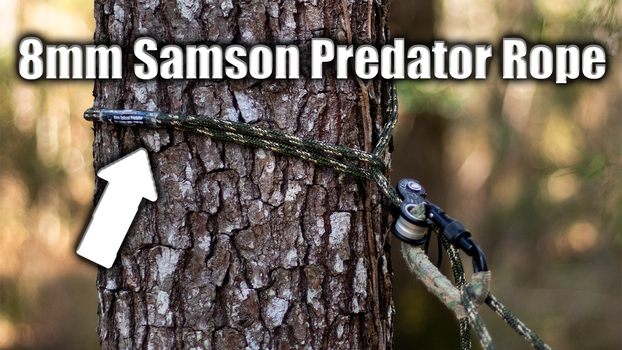 Load video: 8mm Samson Predator Rope Saddle Hunting Overview
