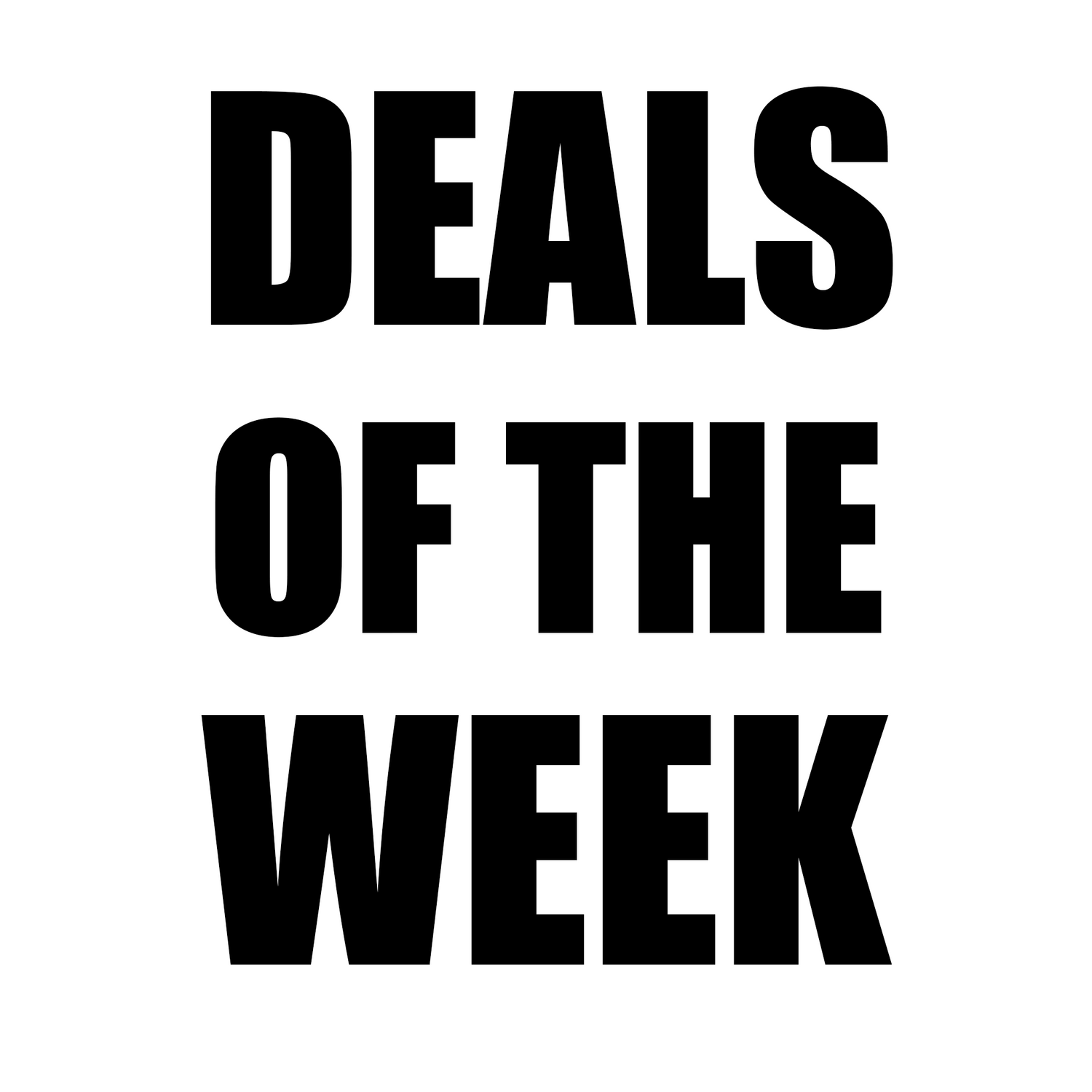 Deals Of The Week