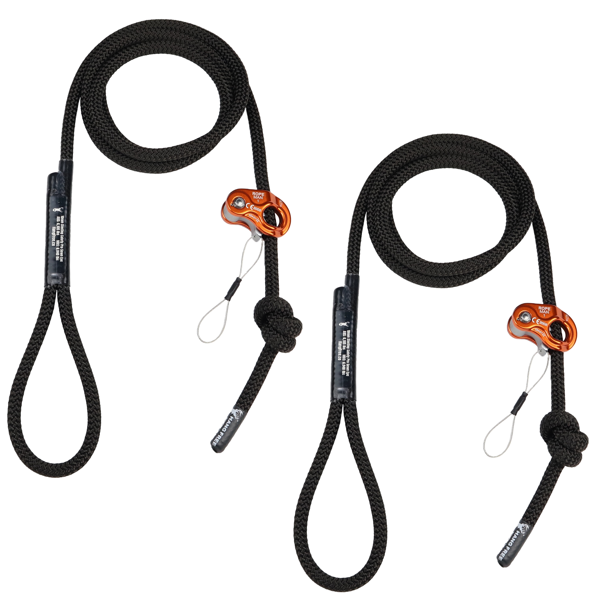 10mm BlackOut Deluxe Tether & Lineman Package with Ropeman 1 – Hang Free®