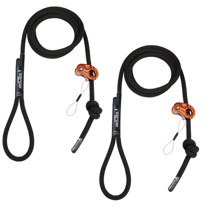 10mm BlackOut Deluxe Tether & Lineman's package with Ropeman 1's