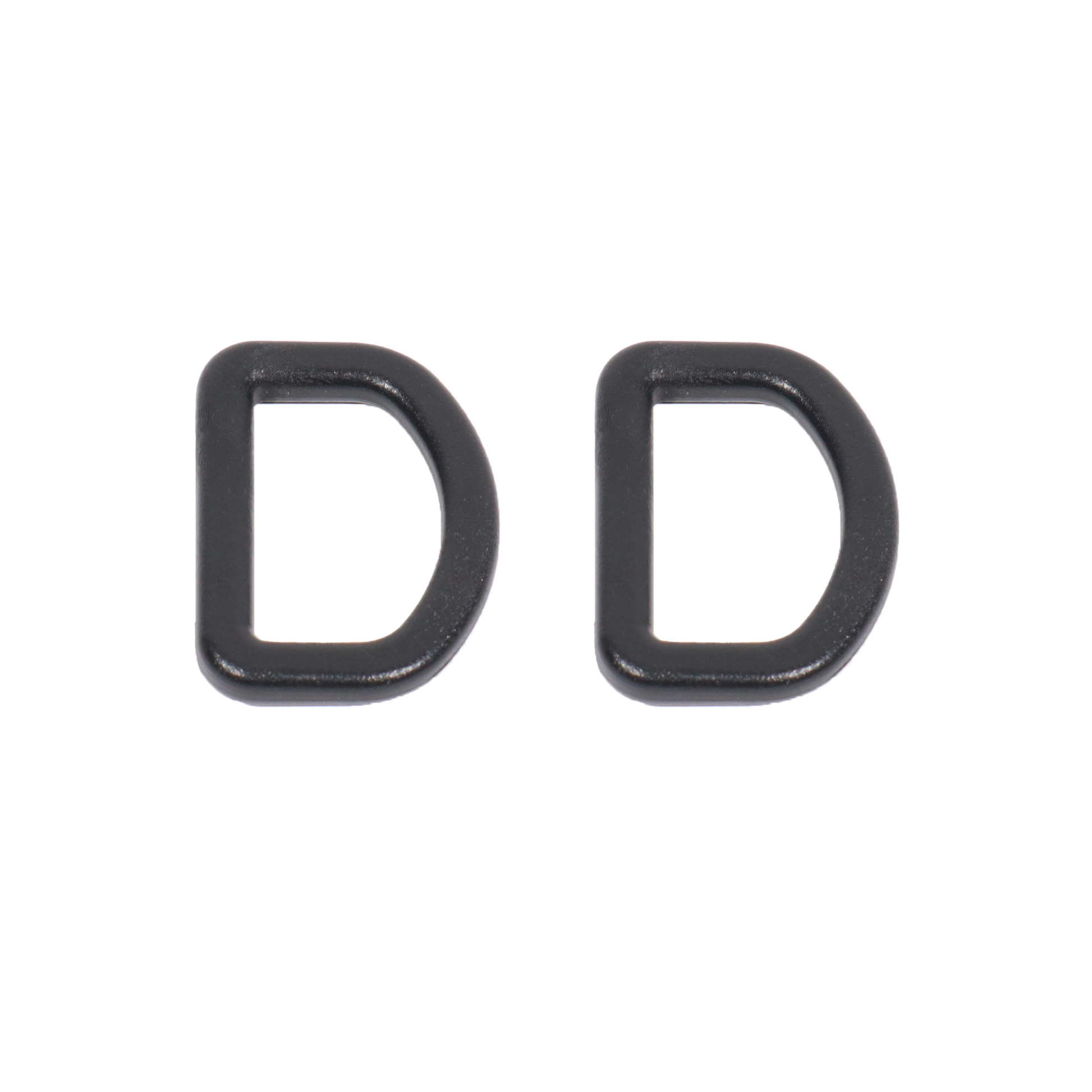 1 Inch Heavy Duty Plastic D-Ring 2 Pack