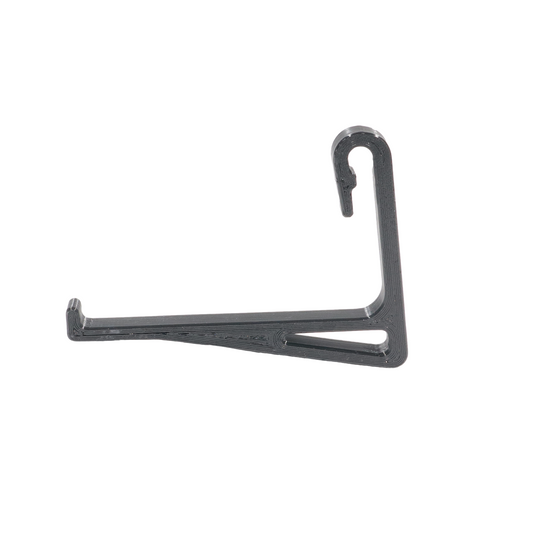 3D Printed Rope Bow Hanger on White Background