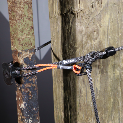 6mm Prusik Breaker On 1/8 Full Bury Hang Free® Attachment System.