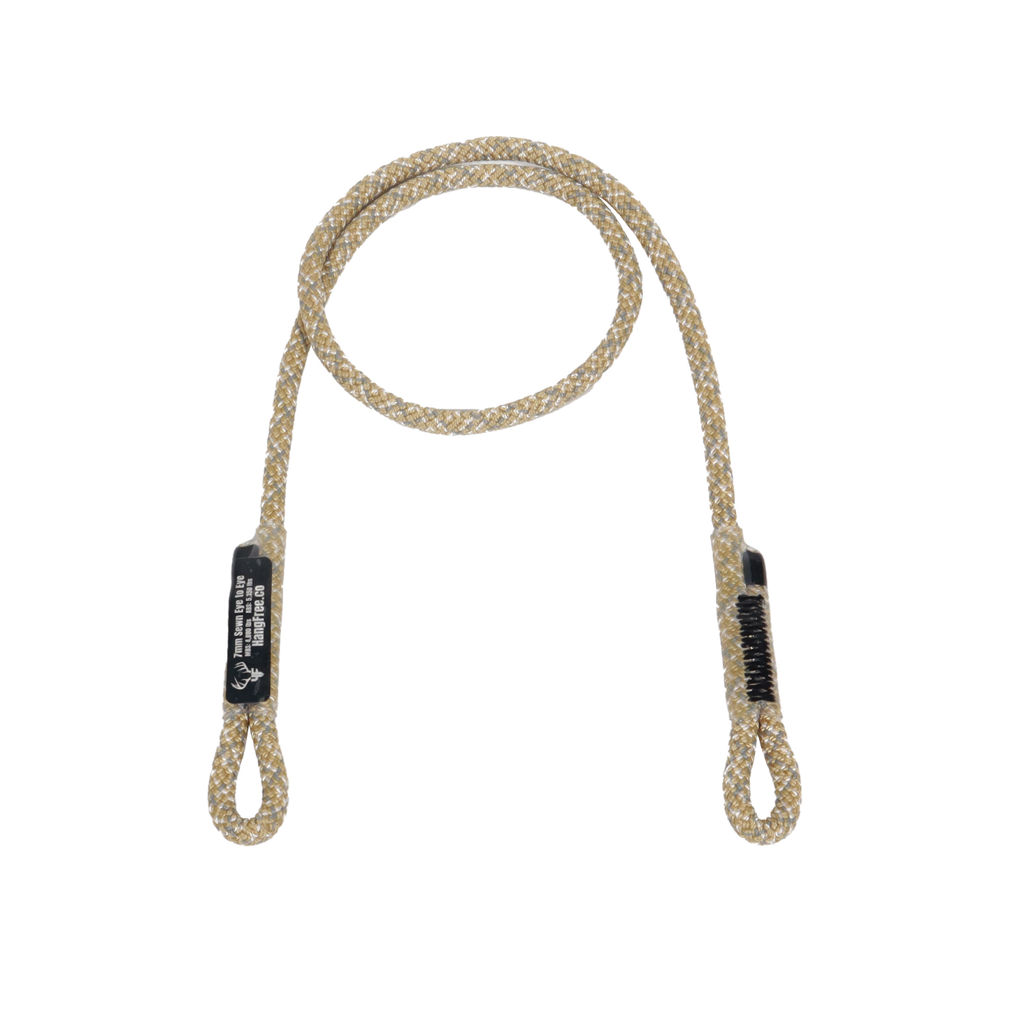 7mm Sewn Eye to Eye Connector Desert Camo