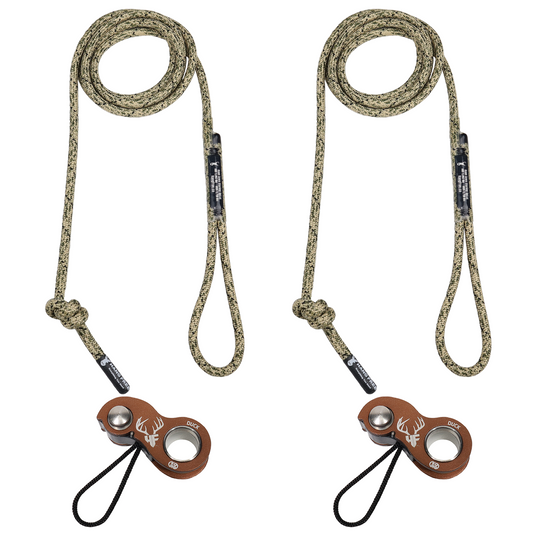 8mm OpLux Deluxe Sewn Tree Tether & Lineman's Package With Two HF Brown Kong Ducks. 