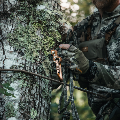 8mm Predator™ Deluxe Sewn Tether & Lineman's With HF Brown Kong Duck 
