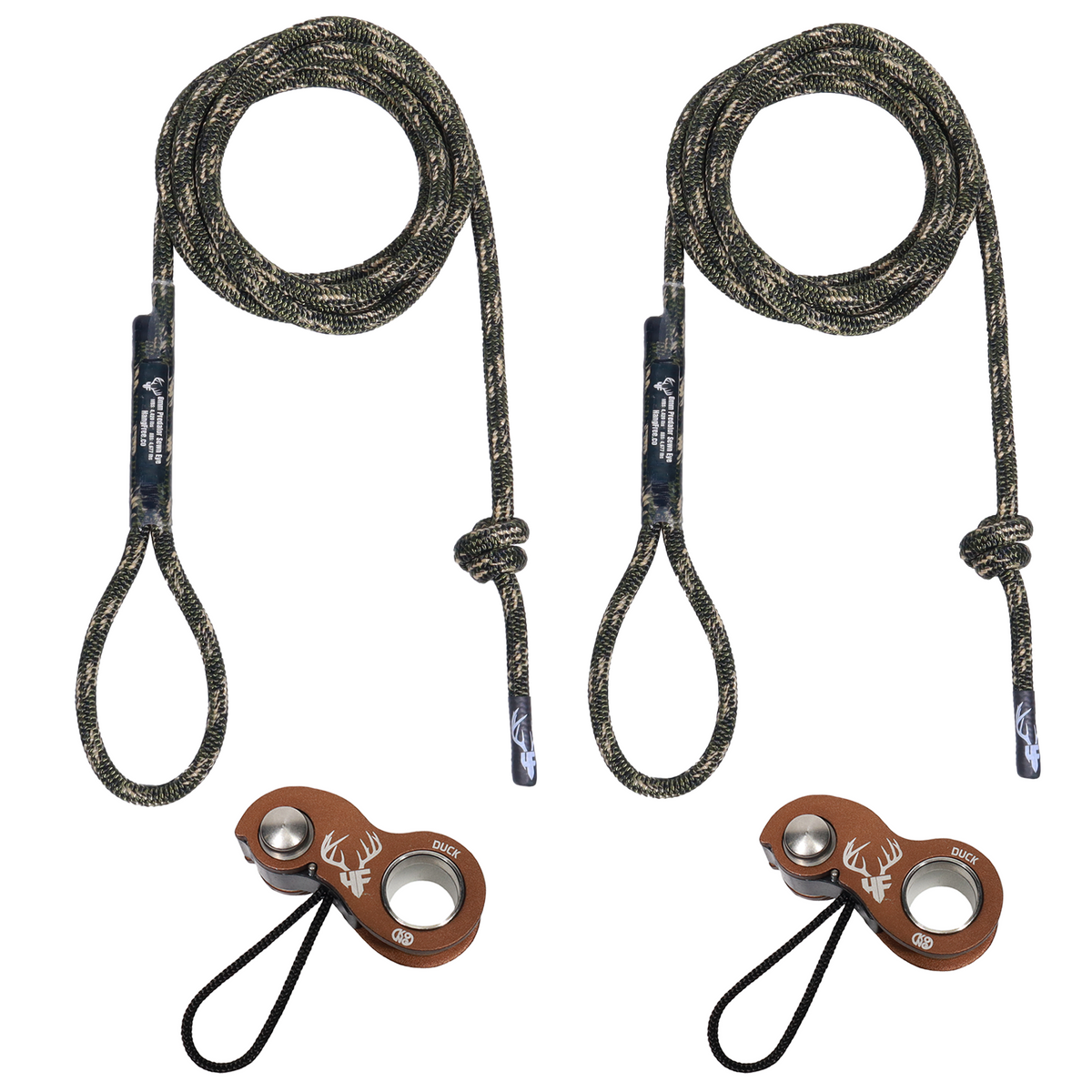 8mm Predator™ Deluxe Sewn Tether & Lineman's Package With Two HF Brown Kong Ducks.