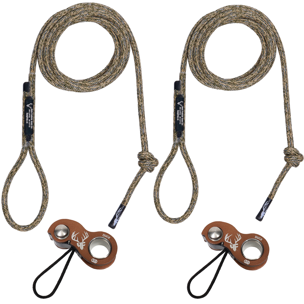 8mm Predator™ Deluxe Sewn Tether & Lineman's Package In Desert Camo With Two HF Brown Kong Ducks.