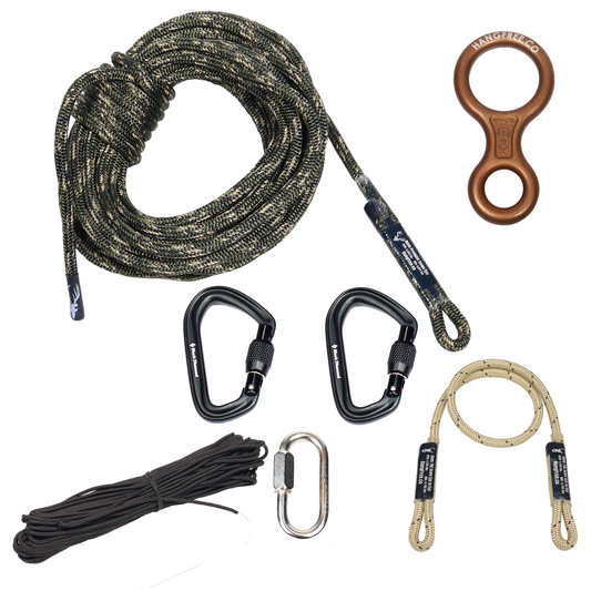 8mm Predator Camo Standard Sewn One Stick/Rappel Rope with all Kit Pieces
