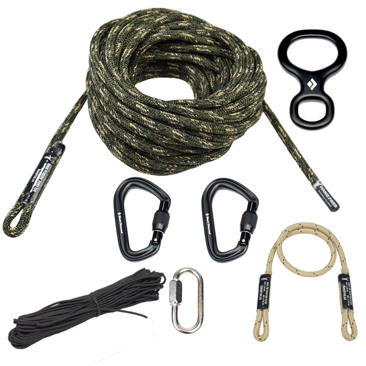 8mm Predator Camo Standard Sewn One Stick/Rappel Rope with all Pieces