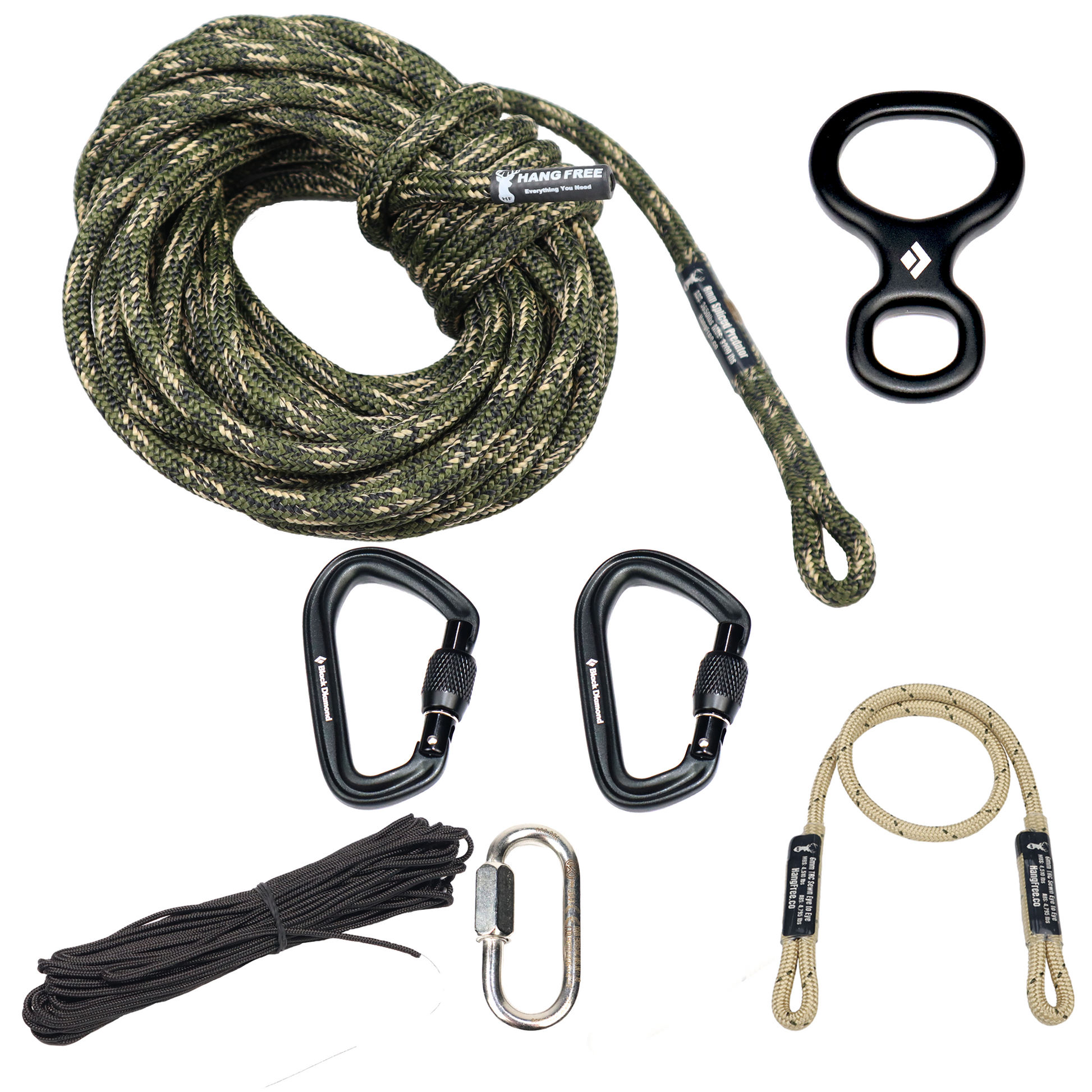 8mm Predator™ One Stick/Rappel Saddle Hunting Kits – Hang Free®