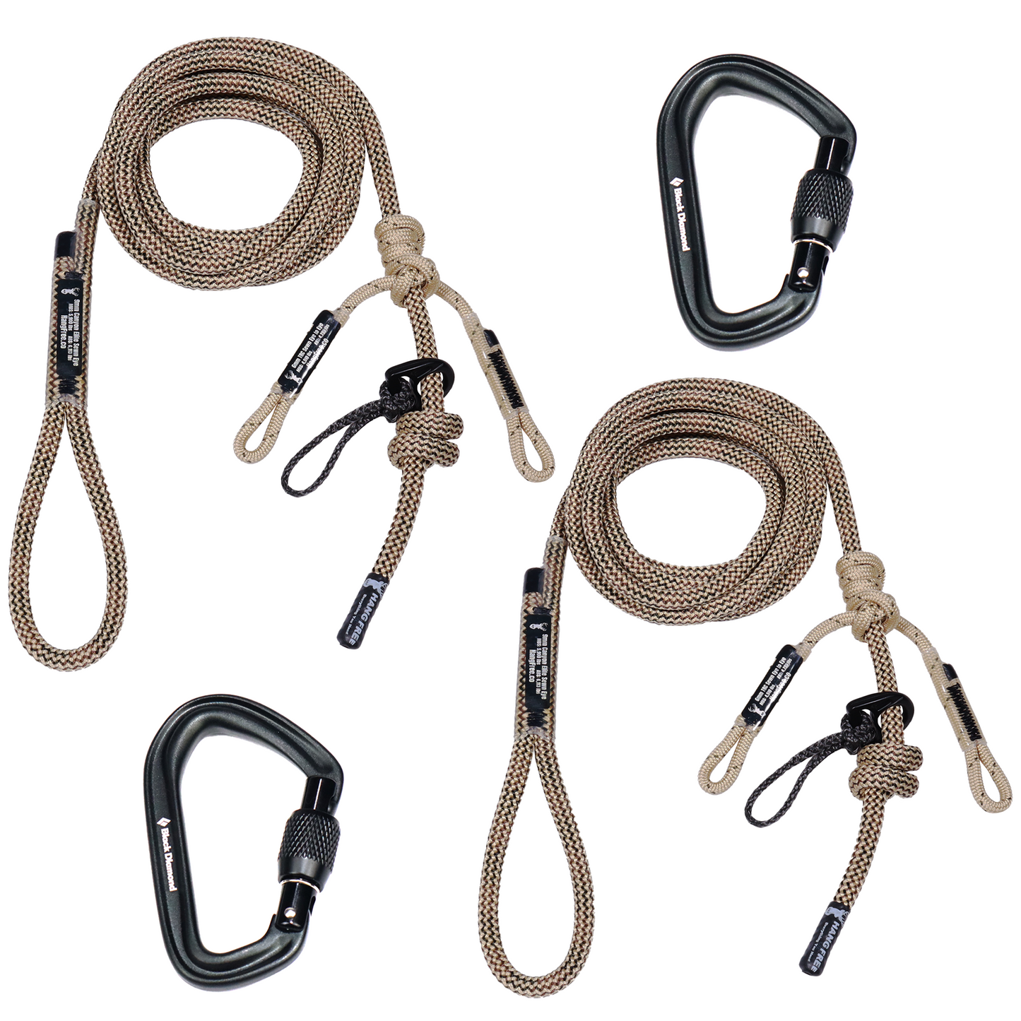 9mm Canyon Elite Ghost Standard Sewn Tree Tether & Lineman's Belt Package With Carabiner