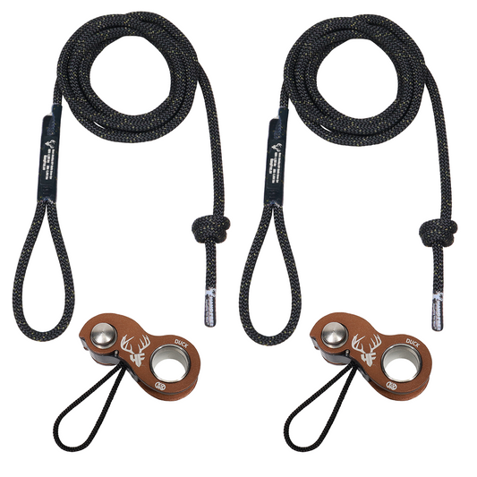 9mm HTP Deluxe Sewn Tether & Lineman's Package With Two HF Brown Kong Ducks. 