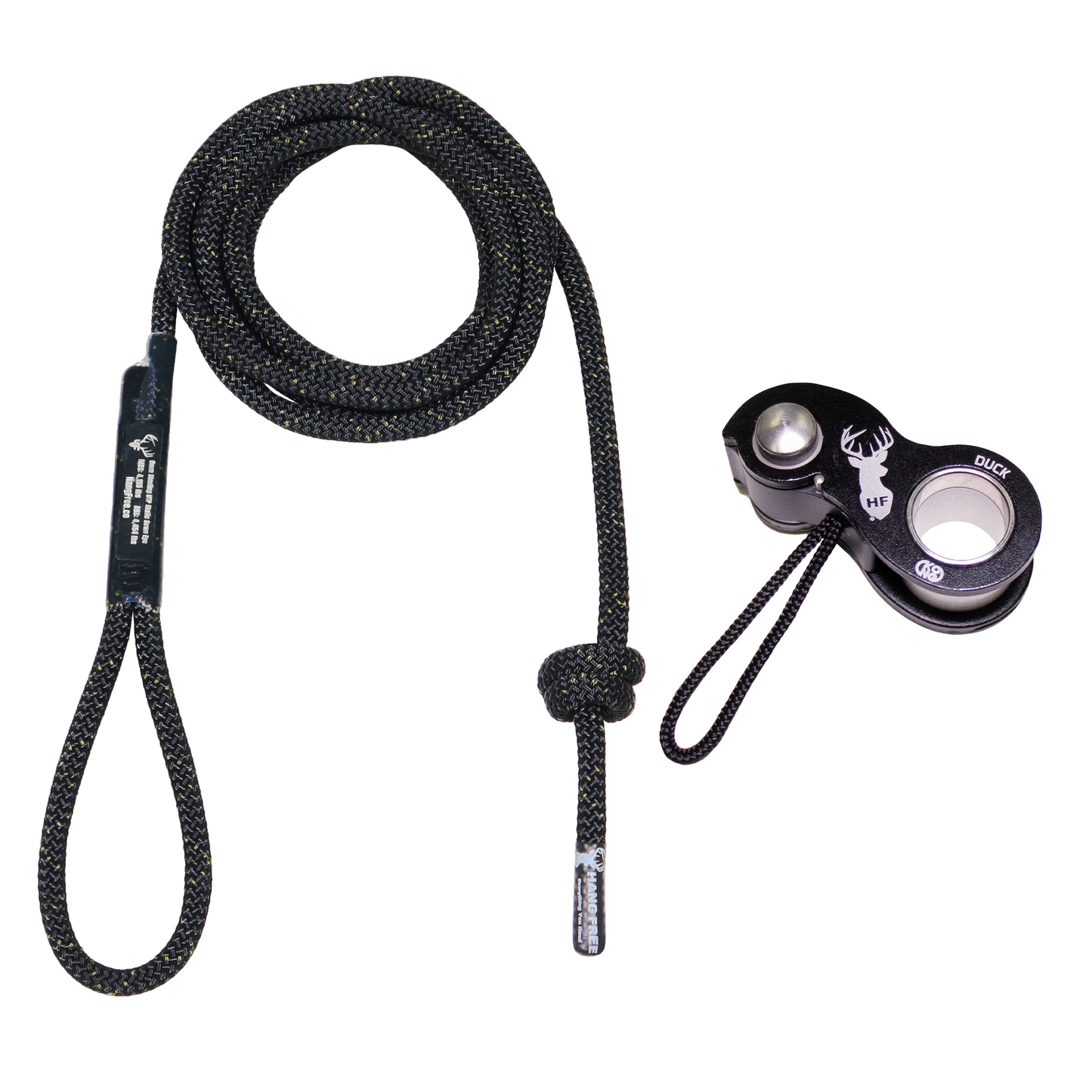 9mm HTP Deluxe Sewn Tree Tether & Lineman's Belt with Kong Duck