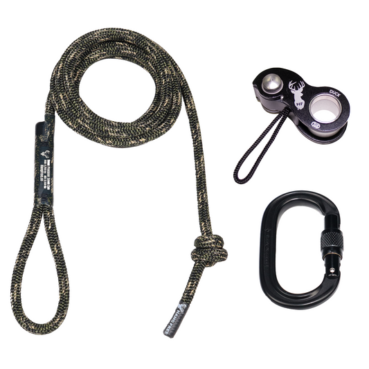 9mm Predator™ Deluxe Sewn Tree Tether & Lineman's Belt with Kong & Carabiner