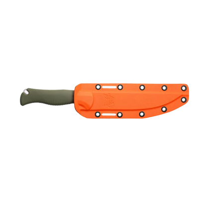 Benchmade Meatcrafter® 6" Fixed Blade Knife In Orange Sheath