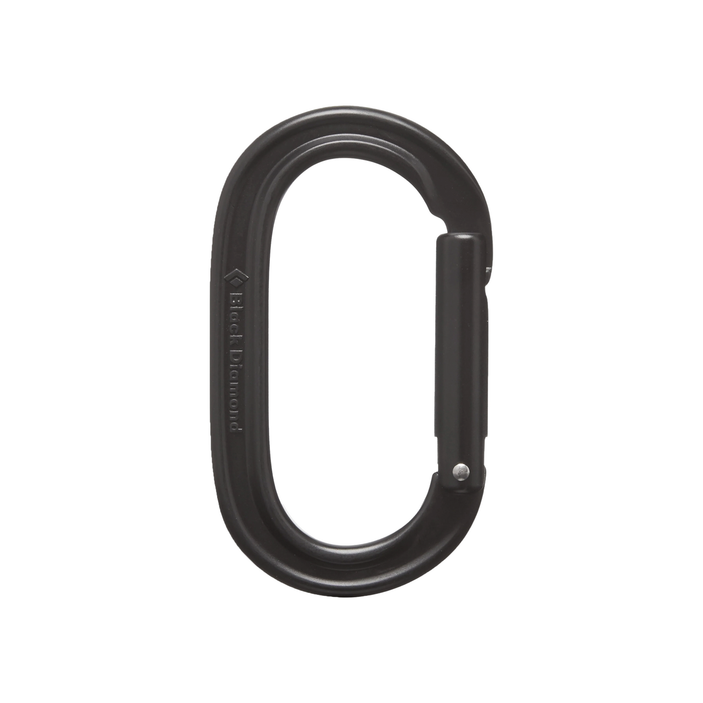 Black Diamond Oval Keylock Carabiner Closed