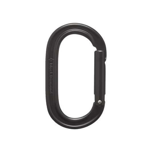 Black Diamond Oval Keylock Carabiner Closed