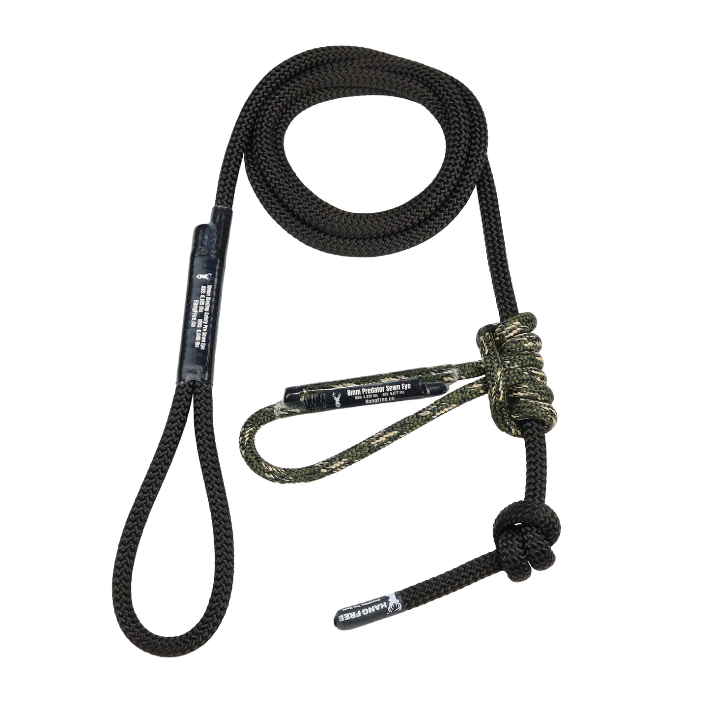 Oxyvan 10mm Climbing Rope, 65ft , Black