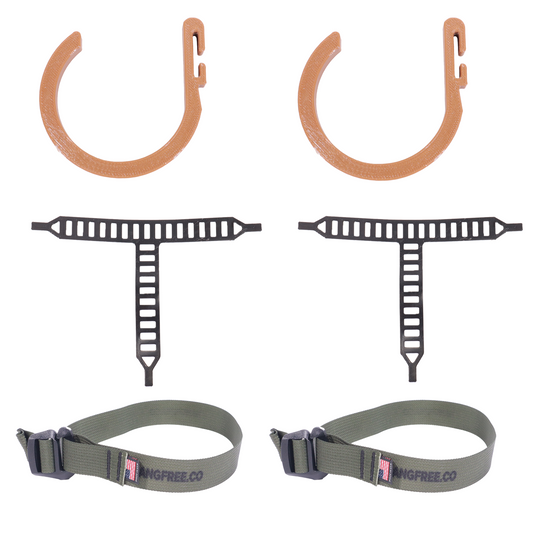 Bow Hanger Kit For Cars/Trucks All parts on White Background