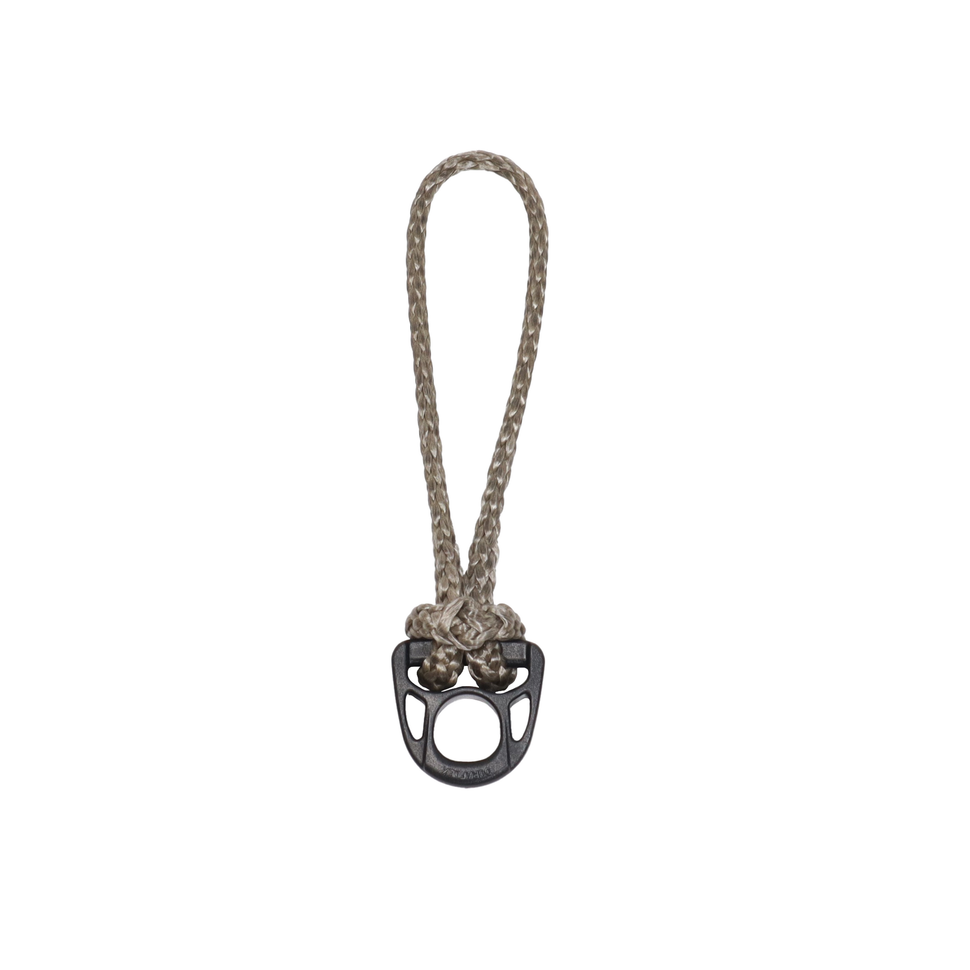 Covert 3/4 Inch BEASTEE D-RING X Amsteel Blue Prusik tender on White Background