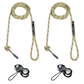 9mm Green C-IV Deluxe Sewn Tether & Lineman's Package