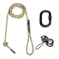 9mm Green C-IV Deluxe Sewn Tether & Linemans Belt with Kong & Carabiner