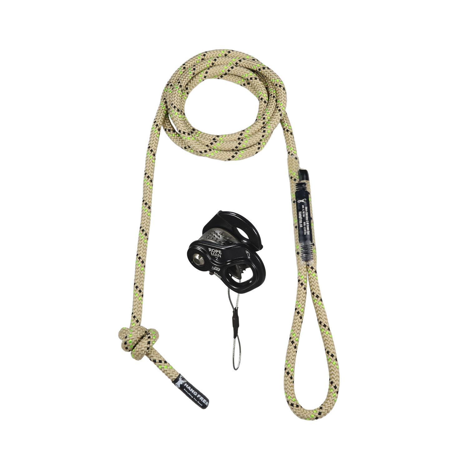 9mm Green C-IV Deluxe Tether & Lineman's with Ropeman 2