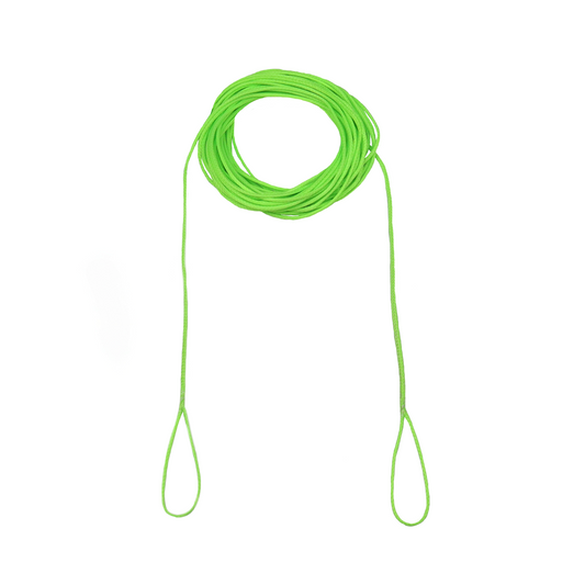 Green DynaGlide Gear Hoist/Throw Line with Spliced Eyes