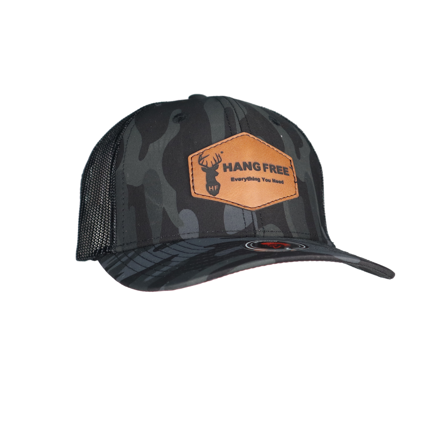 Black Camo Hang Free™ Snapback Trucker Hat