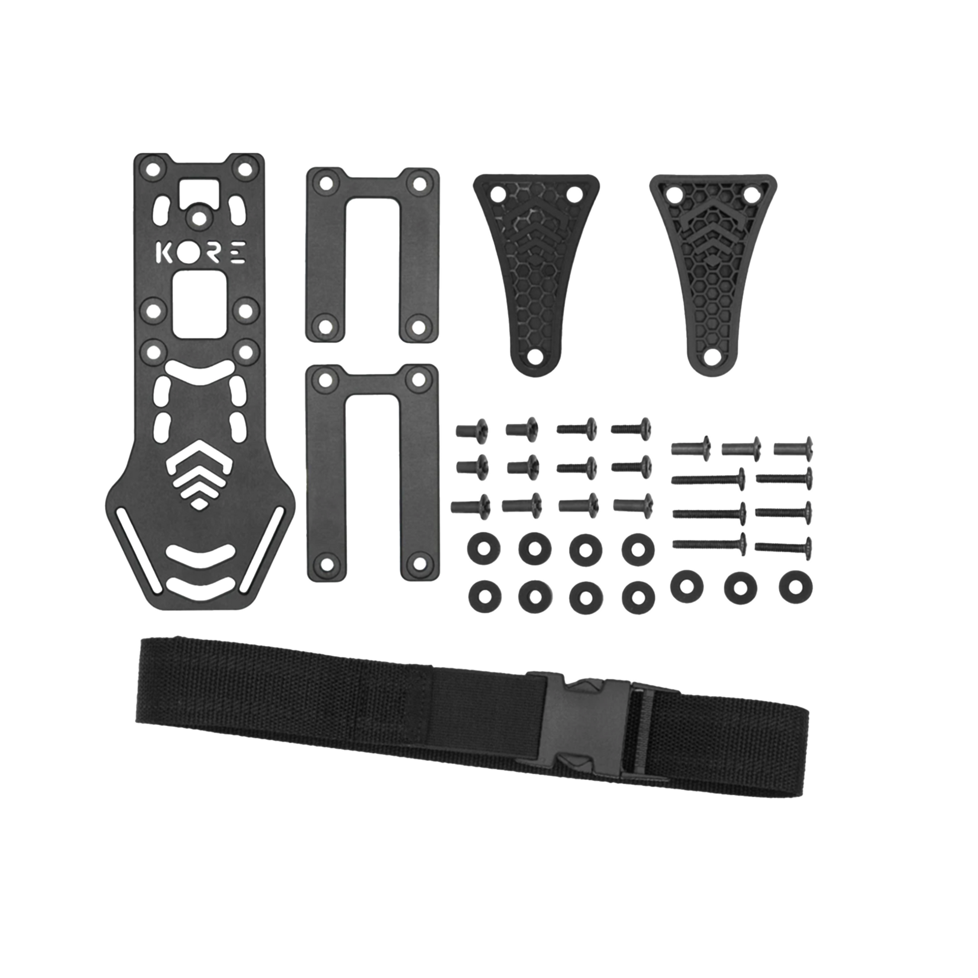 Kore Drop Down Holster Kit All Pieces