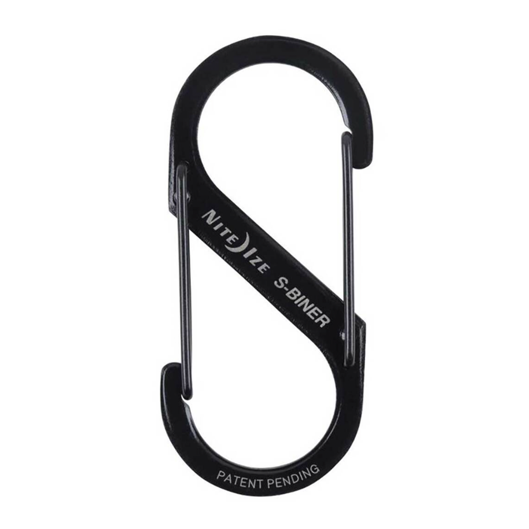 S-Biner Stainless Steel Dual Carabiner Black