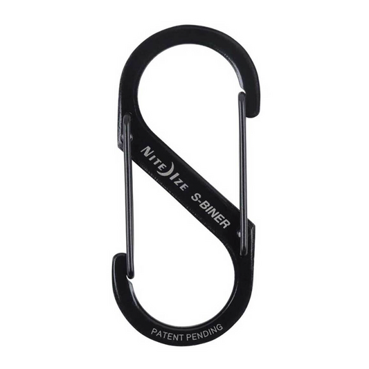 S-Biner Stainless Steel Dual Carabiner Black