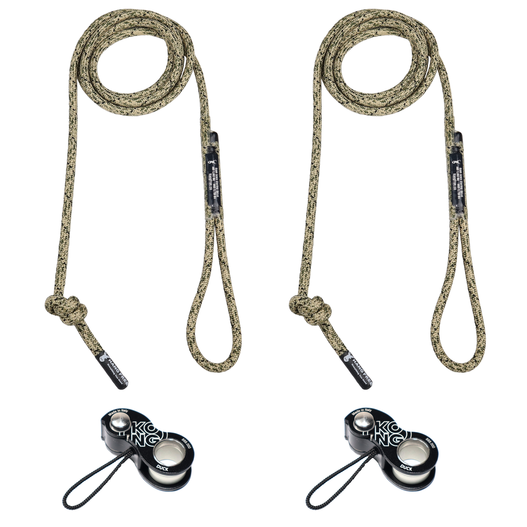 8mm OpLux Deluxe Sewn Tree Tether & Lineman's Package – Hang Free™