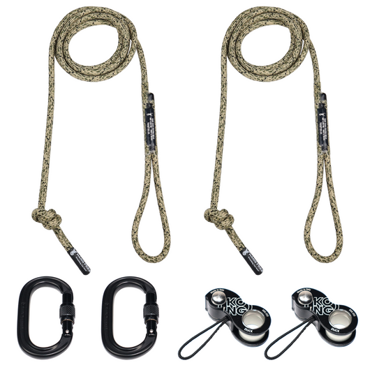 Sewn Deluxe OpLuxe Tether/Lineman's Package with Kongs & Carabiners