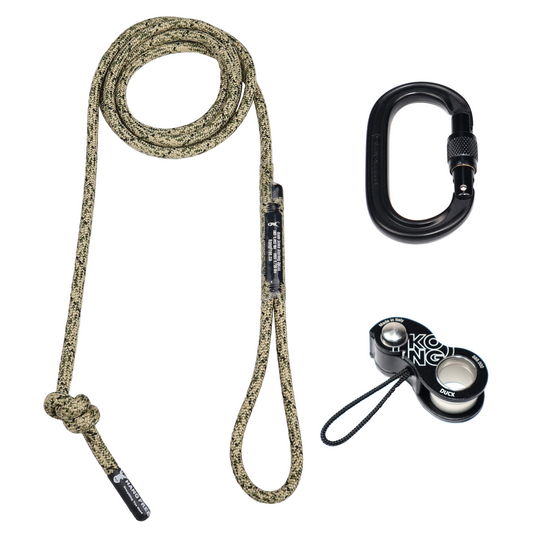 Sewn OpLux Deluxe Tether/Lineman's with Kong & Carabiner