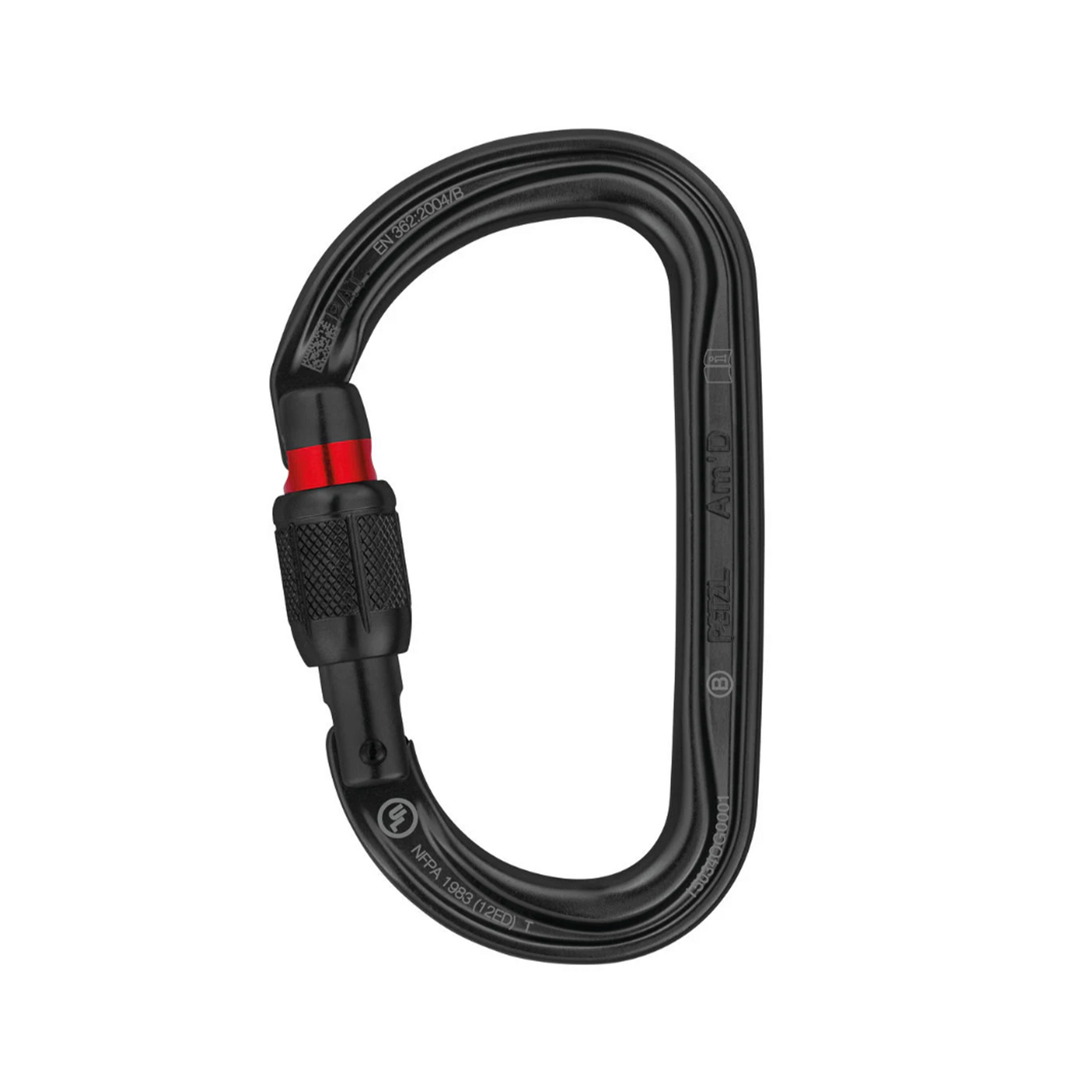 Petzl AM'D SCREW-LOCK Carabiner on white background