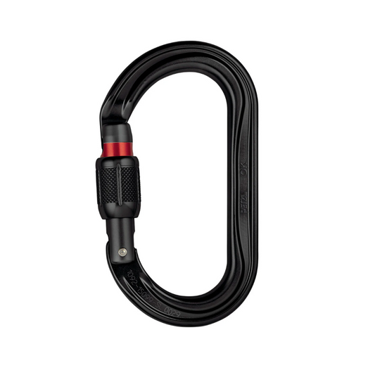 Petzl OK SCREW-LOCK Carabiner On White Background