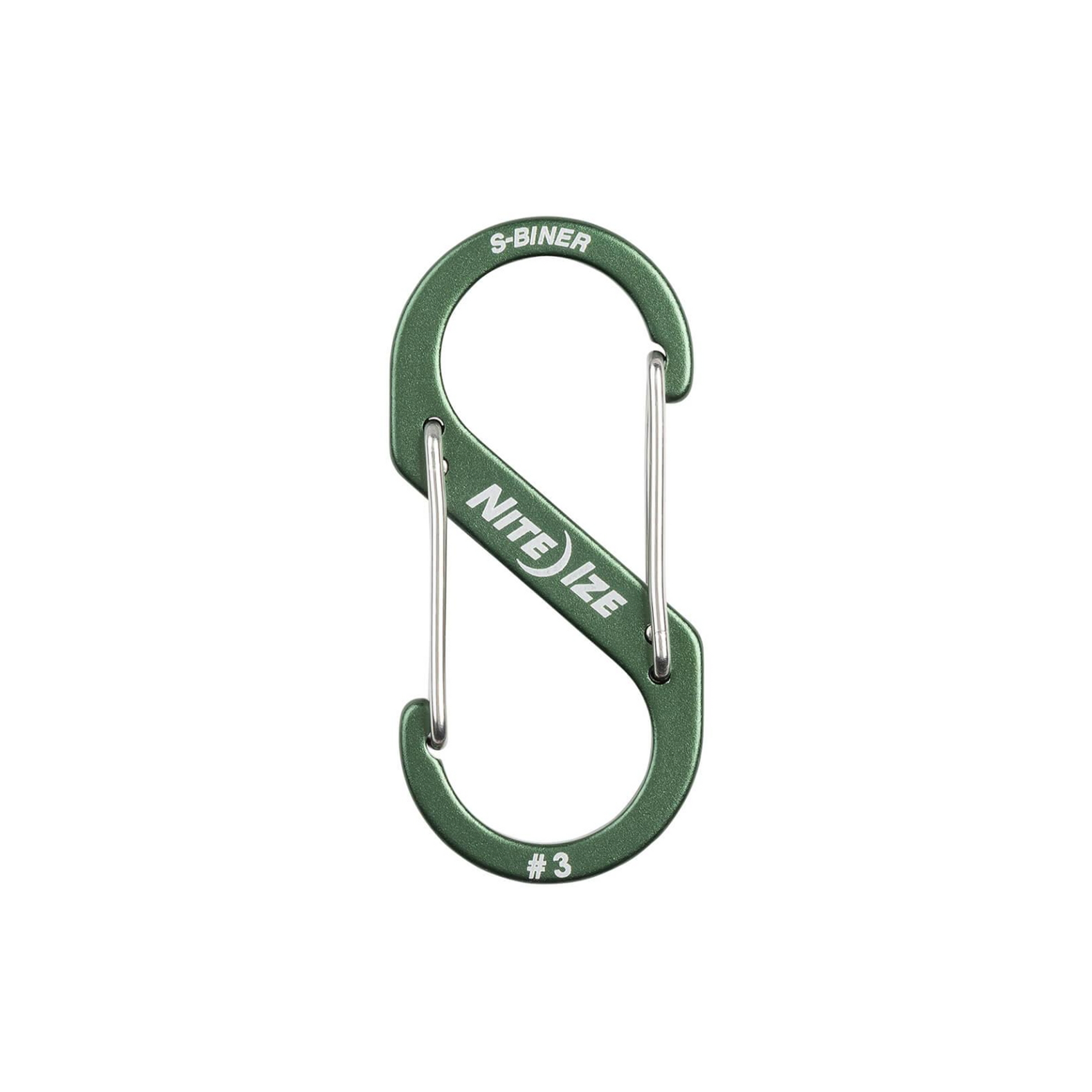 S-Biner® Aluminum Dual Carabiner #3 Olive