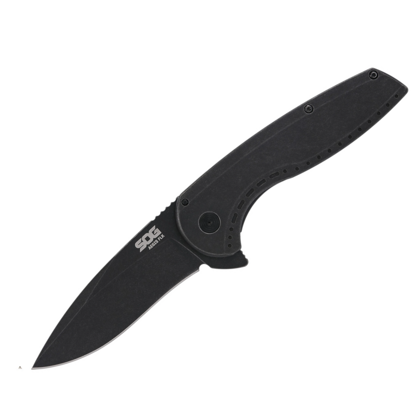 SOG Aegis FLK 2.0 Black - Drop Point Folding Knife